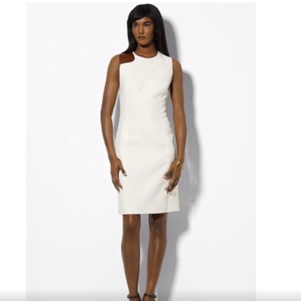 New with out tags! Ralph Lauren cream linen dress!